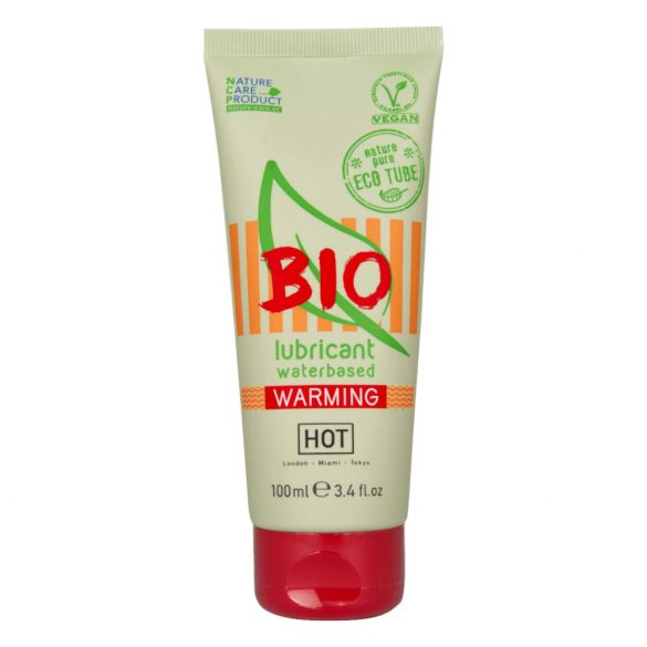 HOT BIO Värmande - värmande vegansk vattenbaserad glidmedel (100ml)