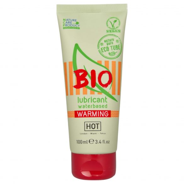 HOT BIO Warming - rozgrzewający wegański lubrykant na bazie wody (100ml)