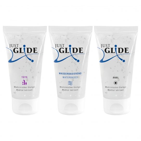 Just Glide glidmedel set (3x50ml)