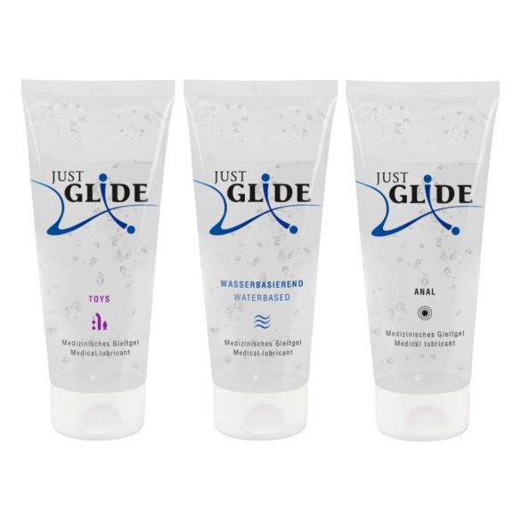 Set de lubrifianți Just Glide (3x200ml)