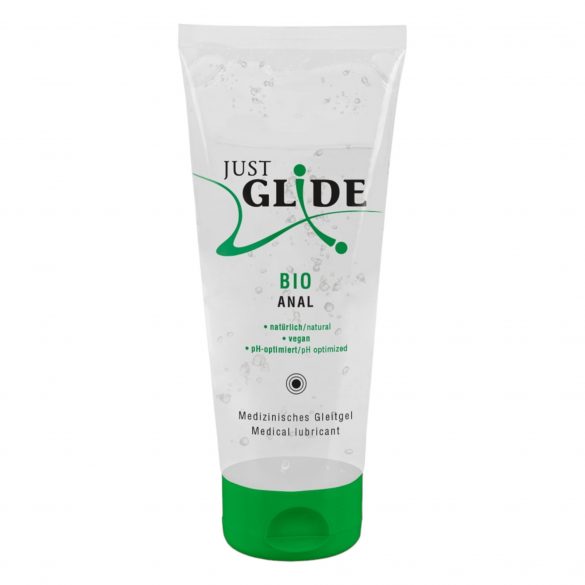 Just Glide Bio ANAL - lubrifiant vegan pe bază de apă (200ml)