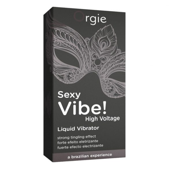 Orgie Sexy Vibe High Voltage – intenzívny stimulačný tekutý vibrátor pre ženy a mužov (15ml)