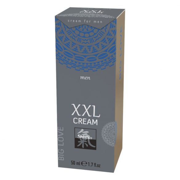 HOT Shiatsu XXL - zagrijavajuća, stimulirajuća intimna krema za muškarce (50 ml)