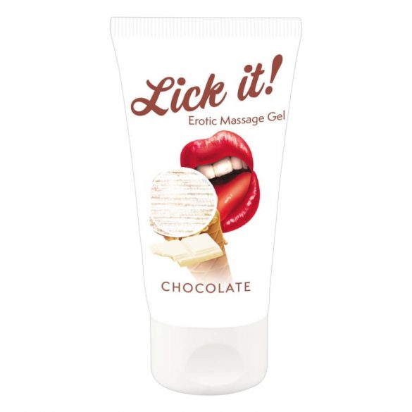 Lick it! - 2in1 eetbare glijmiddel - witte chocolade (50ml)