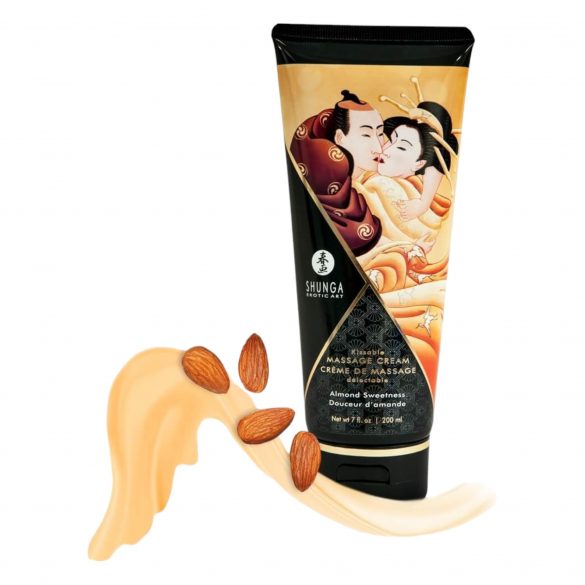 Shunga - krem do masażu - słodki migdał (200ml)