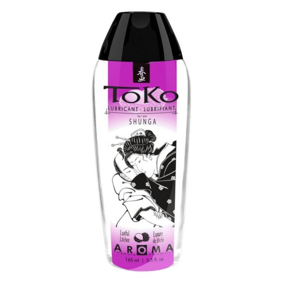 Shunga Toko - aromatyzowany lubrykant na bazie wody - lichi (165ml)