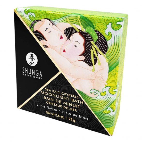 Shunga Lotusblume - Badekristalle mit Totem Meer Mineralien (75g)