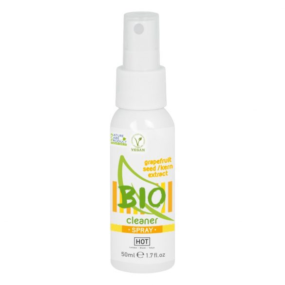 Spray Disinfettante Vegano per Giocattoli Erotici HOT BIO (50ml)