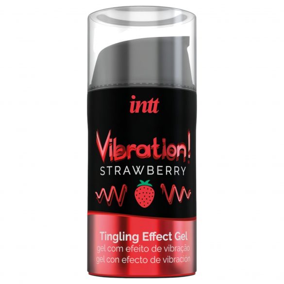 Intt Vibration! - flüssiger Vibrator - Erdbeere (15ml)