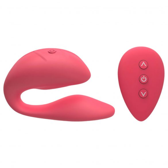 Cotoxo Cupid 2 - vibrator za par na baterije i daljinsko upravljanje (crveni)