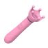 Sunfo - Vibromasseur rechargeable, rotatif et point G (rose)