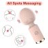 Sunfo Strawberry - punjivi, vodootporni mini vibrator za masažu (ružičasti)