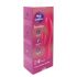 Vibratore Flessibile e Impermeabile con Stimolatore Clitorideo "Jessica Smart" (Rosa Metallizzato)