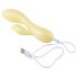 Vibrator inteligent și rezistent la apă - Jessica (galben pastel)