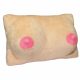 Breast-shaped plush pillow