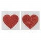 Sparkling Nipple Sticker - Heart