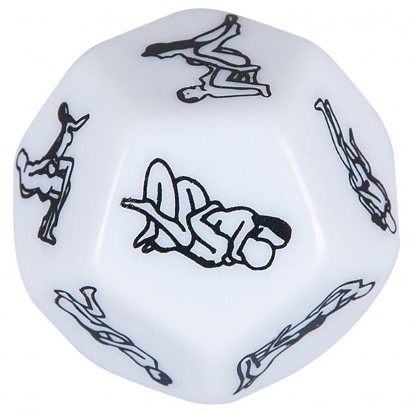 12-Sided Love Dice - White