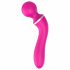 Lonely - 2in1 uitwisselbare kop massager en G-spot vibrator (roze)