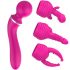 Lonely - 2in1 Austauschbarer Massagekopf und G-Punkt Vibrator (Pink)