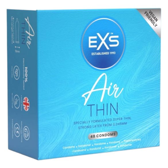 EXS Air Thin - lateksinės prezervatyvai (48 vnt.)