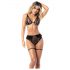 Mapalé - Bra Set with Garter Belt (Black)