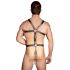 ZADO - genuine leather men's body harness body - black (S-L)