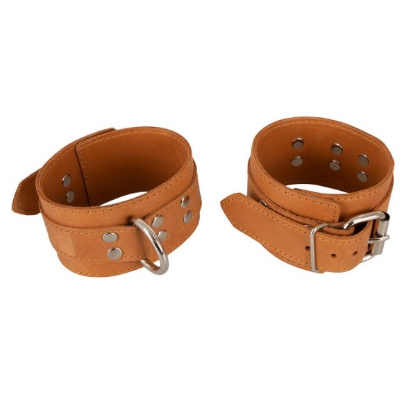 ZADO - Leather Wrist Cuffs (Brown)