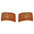 ZADO - Leather Wrist Cuffs (Brown)