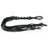 ZADO - 9 Strand Leather Whip (Black)