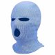 Balaclava - Knitted Ski Mask with 3 Holes (Blue)