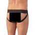 Mesh Minimalist Underwear for Men (Black)  - XL