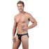 Shiny Minimal Briefs for Men (Black)