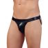 Boxer homme minimaliste brillant (noir) - M