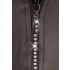 Svenjoyment - perizoma uomo lucido con zip e strass (nero) - M