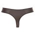 Svenjoyment - tanga homme brillant avec strass et zip (noir) - M