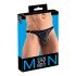 Tanga masculin cu strasuri Svenjoyment (negru)  - M