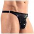 Svenjoyment - Strass-Besetzter Herren Tanga (Schwarz)  - M