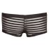 Striped boxer shorts (black)