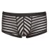 Transparent Striped Boxer Briefs (Black)