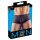 Transparent Striped Boxer Briefs (Black)  - M