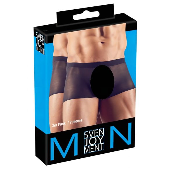 Svenjoyment - Transparent Boxer Set - Black (2 Piece) S-L