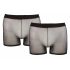 Svenjoyment - doorzichtige boxershort set - zwart (2-delig) S-L