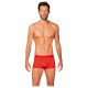 Obsessive - Semi-transparent Side Boxers (Red)