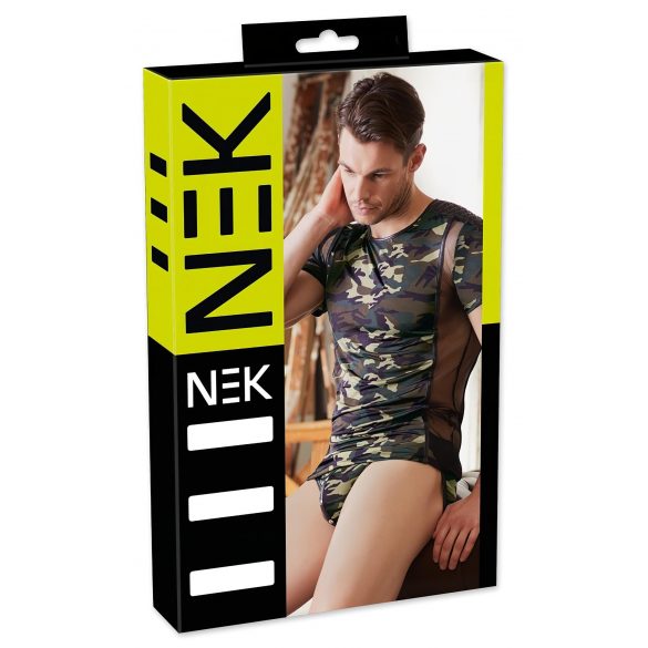 NEK - Camouflage Herren T-Shirt (grün-braun)