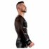 Svenjoyment - Men's Long Sleeve Shirt with Breast Padding (Black)  - M