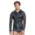 NEK - Men's Snake Print Hoodie (Black)  - L