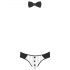 Svenjoyment - Men's Waiter Thong Costume Set (Black-White)