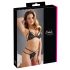 Cottelli - Offenes Spitzen-Set (schwarz)