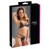 Cottelli - Offenes Spitzen-Set (schwarz)  - M