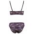 Cottelli - Floral Lace Bra Set (Purple)  - M